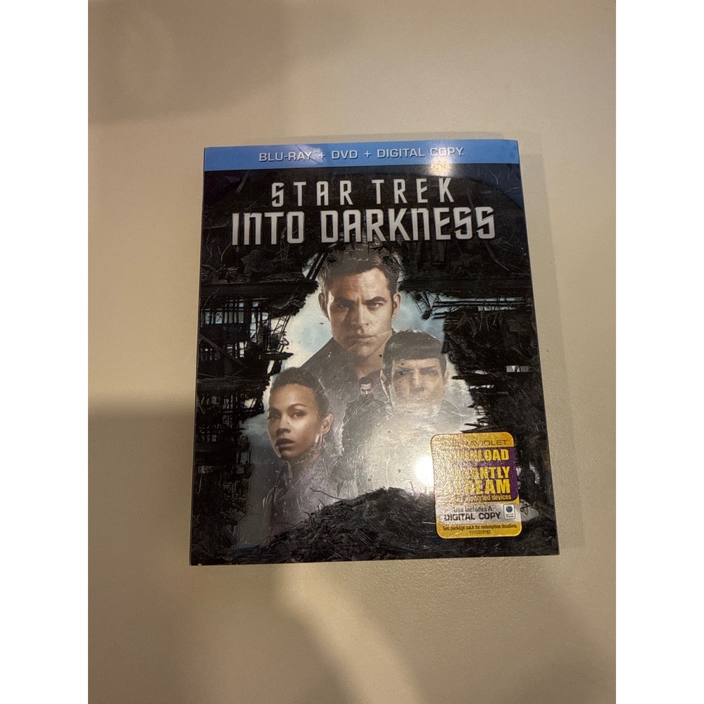 New Star Trek Into Darkness Blu-ray DVD Digital Combo Pack with Slipcover